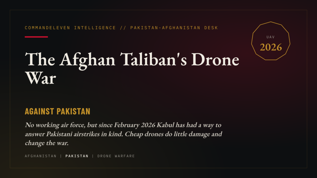 The Afghan Taliban's Drone War Against Pakistan