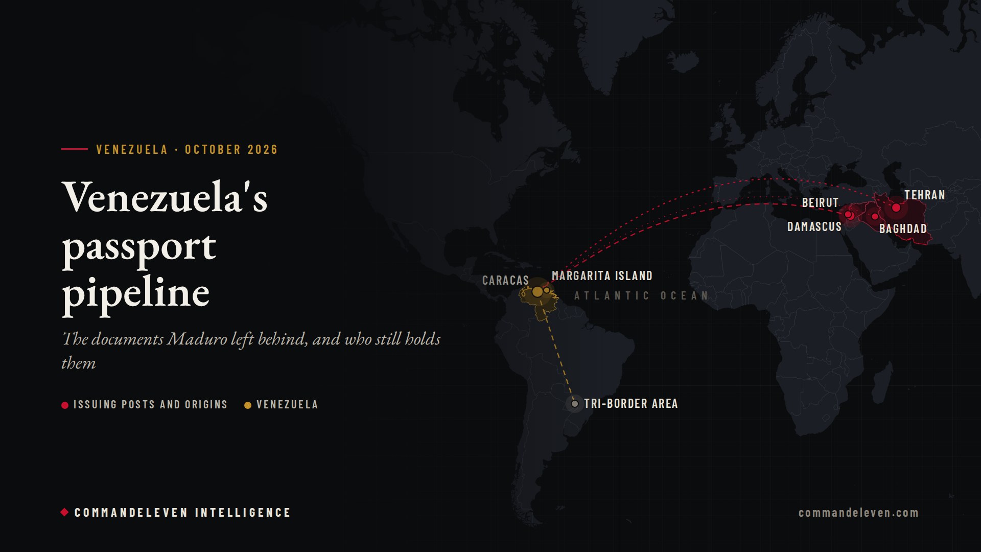 Venezuela's Passport Pipeline: The Documents Maduro Left Behind