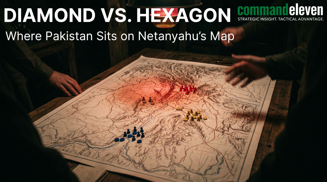 Diamond vs. Hexagon: Where Pakistan Sits on Netanyahu's Map