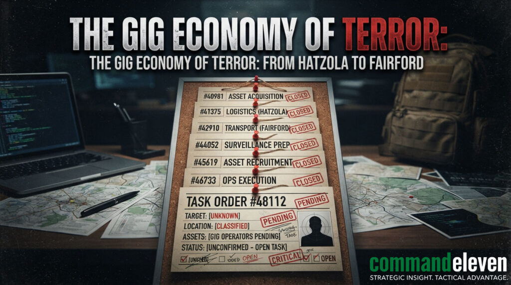 The Gig Economy of Terror: From Hatzola to Fairford