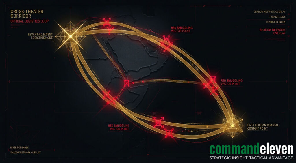 Middle East and East Africa Kinetic Axes - Transnational Logistics Loops